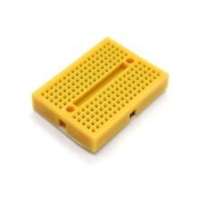 Беспаечная мини макетная плата Желтая (solderless breadboard) на 170 отверстий