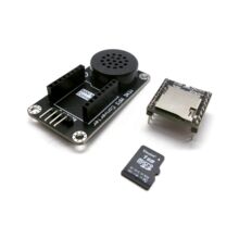 Комплект MP3 проигрывателя DFPlayer Mini MP3 + плата с динамиком + MicroSD 1ГБ