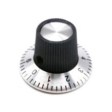 KN-C2 ручка потенциометра со шкалой под вал 6 мм