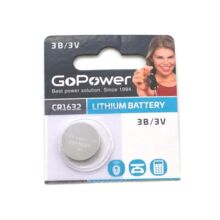 Батарейка GoPower CR1632 Lithium 3V 1 шт