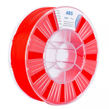 Пластик для 3D-принтера REC ABS 1.75мм Красный (RAL 3020) 750г