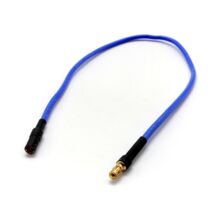 Кабель (18 AWG) с разъемом типа «банан» 3.5 мм 30 см Синий