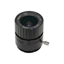 Широкоугольный объектив Arducam для камеры Raspberry Pi HQ, 65°, 6 мм, ручной фокус и диафрагма, CS-Mount