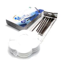 Набор акриловой краски Maries для 3D моделей 18 цветов + растворитель + кисти