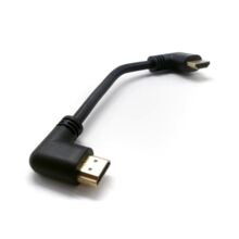 Кабель HDMI - HDMI двойной правый поворот 15 см