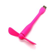 USB мини вентилятор розовый