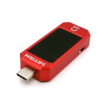 USB тестер WITRN C5 3.3-48V 6A PD3.1 АЦП 20-бит Красный