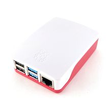 Официальный красно-белый корпус для Raspberry Pi 4