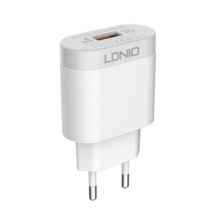 Зарядное устройство LDNIO A303Q 1*USB Type-A QC3.0 18W кабель Type-C