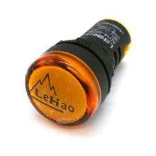 LED индикатор питания AD16-22DS 220V желтый