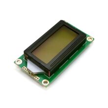 ЖК дисплей 0802A (8х2) желто-зеленый параллельный интерфейс 5V