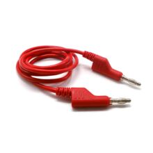 Провод тестера банан - банан, цвет красный, длина 1м
