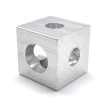 3-х сторонний соединитель Link CNC “Куб” для профиля 2020 (Серебро)