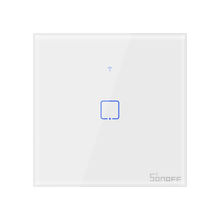 Умный беспроводной Wi-Fi настенный переключатель Sonoff TX Series T0 WiFi  Wall Switches (EU, 1 Gang, White) дубль