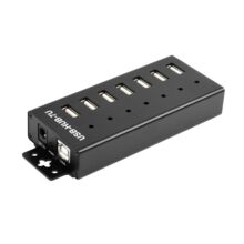 7-ми портовый USB 2.0  концентратор (HUB) Waveshare Промышленный класс 1.2А на порт