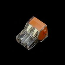 Клемма зажимная PCT-104 на 4 провода цвет оранжевый