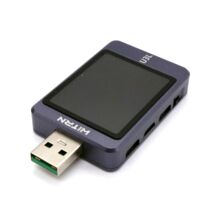 USB тестер WITRN U3LP 4-28V 8A PD3.1 Bluetooth CNC серый