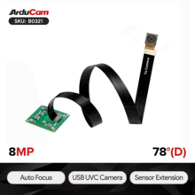 8МП USB камера Arducam с автофокусом IMX219 шлейф 300 мм