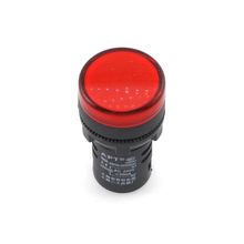 LED индикатор питания AD16-22DS 220V красный