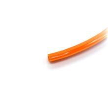 Плоский ПВХ уплотнитель для алюминиевого профиля 6 мм оранжевый 1 метр