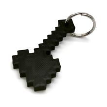 Топор из Minecraft, 3d модель брелок черный