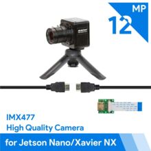 Комплект 12.3 МП камеры Arducam в металлическом корпусе, штативом, CSI-HDMI переходником, IMX477 1/2,3" CS объектив 6 мм для NVIDIA Jetson Nano/Xavier NX и NVIDIA Orin NX/AGX