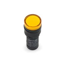 Светодиодный индикатор питания AD16-16C 220V желтый