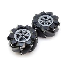 Всенаправленные колеса (Mecanum wheels) L+R черные без колпака