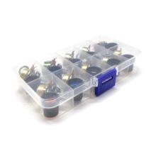 Набор переменных резисторов WH148 c колпачками (B1K, 2K, 5K, 10K, 20K, 50K, 100K, 250K 500K, 1M) 10 шт