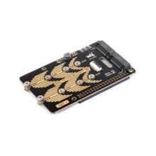 Плата расширения для Raspberry Pi 5 PCIe на два канала M.2 Type B, 2280/2260/2242/2230, NVMe