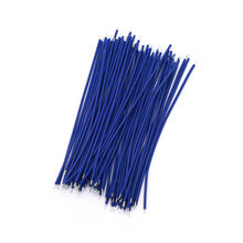 Луженые провода 24AWG синие 10 см (комплект 30шт)
