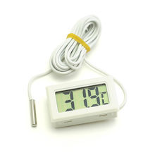 Термометр цифровой Digital LCD T115 белый с выносным датчиком TZT
