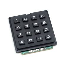 Клавиатура матричная черная numpad + ABCD, 16 кнопок, 4x4