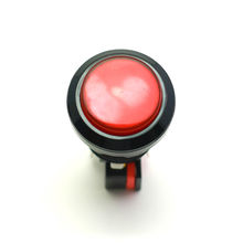 Большая кнопка с подсветкой 33мм, красная