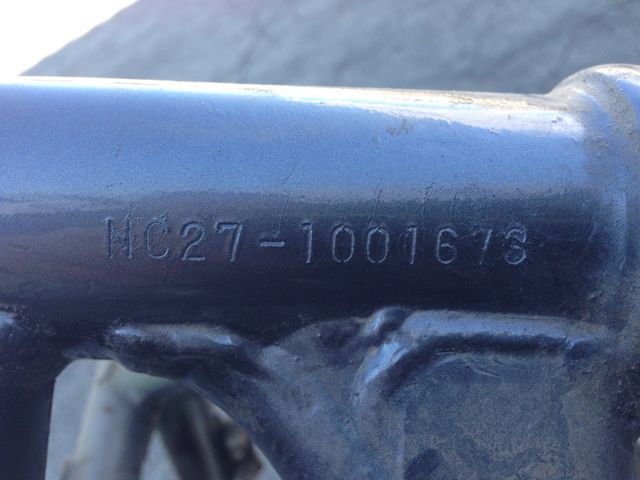 рама без ПТС Honda CB-1 NC27 1990г., б/у