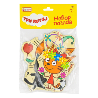 Набор пазлов Серия Три кота, развивающая игрушка для детей, арт. ПЗЛ22