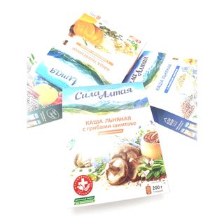 Каша Сила Алтая льняная с грибами, 200г