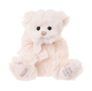 Плюшевый мишка Bukowski "Mon Premier Ours", с белым бантом, 30 см