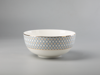 Салатник Императорский фарфоровый завод 160 мм форма Восточная рисунок Азур 1