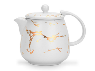 9526 FISSMAN Чайник заварочный 650мл с ситечком (керамика)