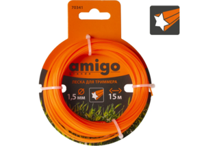 Леска для триммера "Звезда" 1,5 мм 15 м 70341