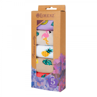 Набор женских носков (5 пар) размер 37-38