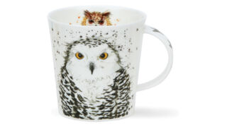 Кружка Dunoon Совы белые Кернгорм 480 мл, фарфор костяной
