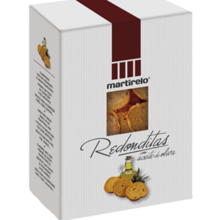 Хлебные тосты Martirelo с оливковым маслом ROUND OIL CASE, 90 гр.