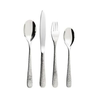 SUPERNATURE - Набор 24 предмета: 6 ст. вилок, 6 ст. ножей, 6 ст. ложек, 6 ч. ложек