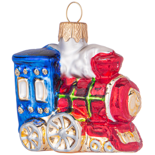 Ёлочное украшение ПАРОВОЗ в подарочной упаковке, высота 6 см, арт. 140-273