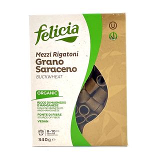 Паста Felicia Мецци Ригатони из гречихи, 340г