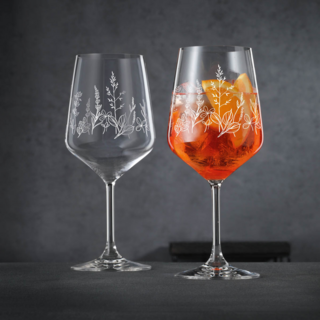 Nachtmann TATTOO - Набор бокалов 2 шт 630 мл, белый декор