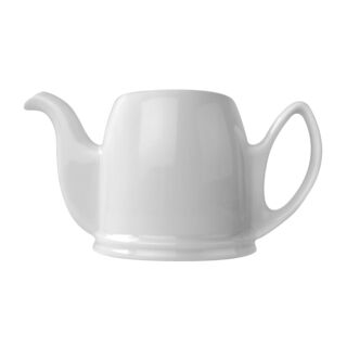 SALAM White - Чайник заварочный на 6 чашек без крышки 900 мл фарфор белый