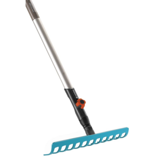 Комплект Gardena: грабли 30 см + рукоятка деревянная 130 см